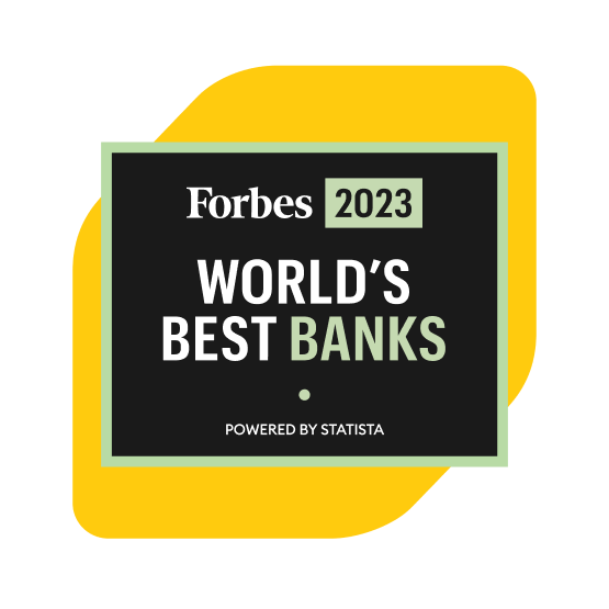 2023 World’s Best Bank award badge