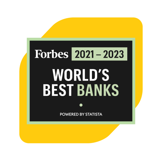 2023 World’s Best Bank award badge